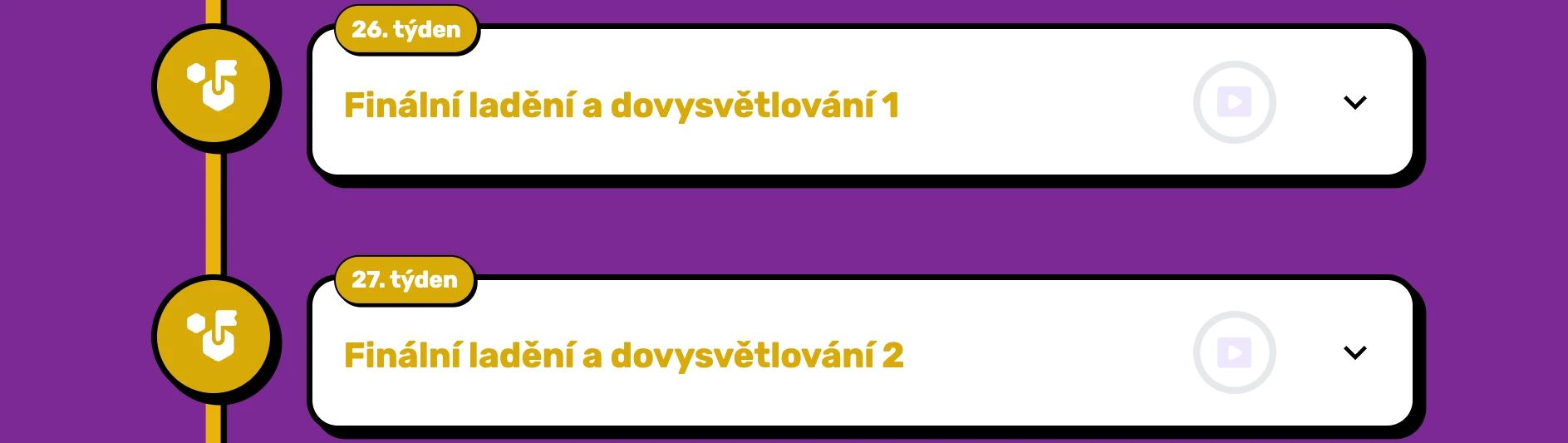 26. a 27. týden: finální ladění a dovysvětlování před přijímačkami